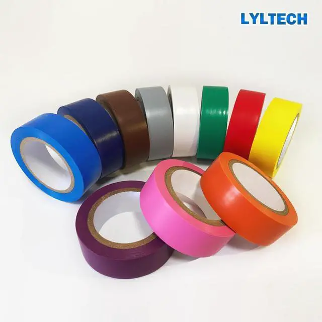 Alt view image 5 of 7 - Matte Rainbow Electrical Tape 11 Colors 3/4in x 30ft | Waterproof matte insulating tape, strong adhesion, durable, easy wrapping. Ideal for wire insulation & electrical repair