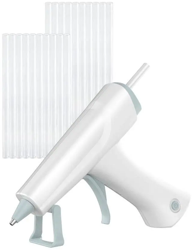 Main image of Cordless Hot Glue Gun, Fast Preheat, 2.6Ah Rechargeable Battery, Smart Auto Shut-Off, 20pcs Glue Sticks Ideal for DIY Crafts, Home Repair & Arts Projects
