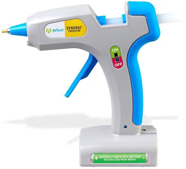 Main image of Freedom Cordless Hot Glue Gun Rechargeable 25W Glue Gun with LED Light & USB-C Charging Perfect for Crafts, DIY, & Repairs Includes 5 Stringless Glue Sticks