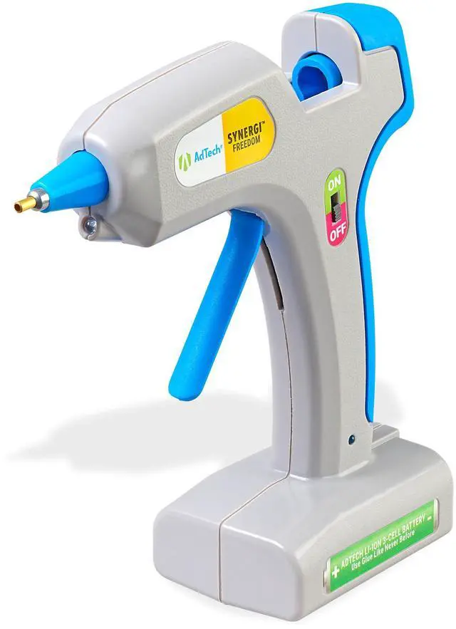 Alt view image 5 of 7 - Freedom Cordless Hot Glue Gun Rechargeable 25W Glue Gun with LED Light & USB-C Charging Perfect for Crafts, DIY, & Repairs Includes 5 Stringless Glue Sticks