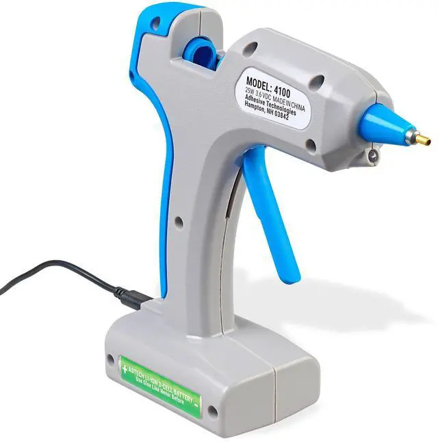 Alt view image 6 of 7 - Freedom Cordless Hot Glue Gun Rechargeable 25W Glue Gun with LED Light & USB-C Charging Perfect for Crafts, DIY, & Repairs Includes 5 Stringless Glue Sticks