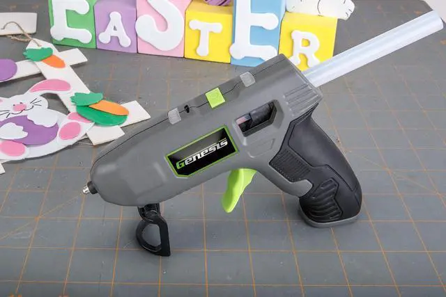 Alt view image 3 of 5 - GLGG04V2 Cordless Rechargeable Hot Glue Gun, Fast Preheating with USB Charge Cable, Stand, and Glue Sticks