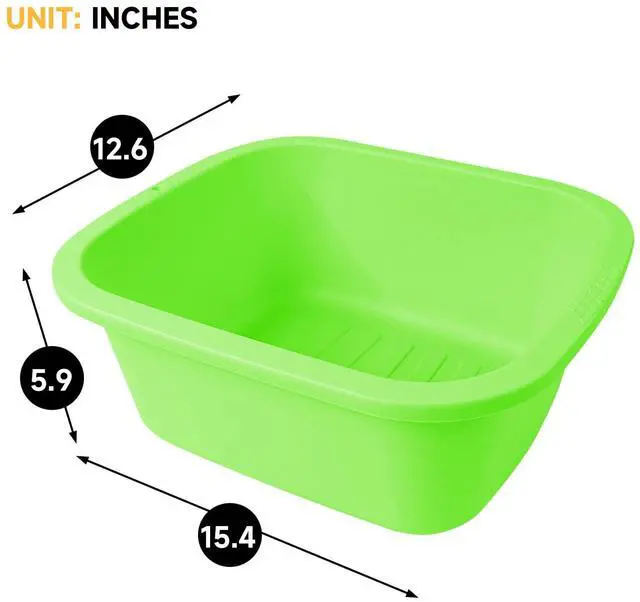 Alt view image 6 of 6 - Foot Soaking Bath Basin, Large Size Feet Massager Tub, At Home Spa Pedicure Treatment, 2 Pack Green&White