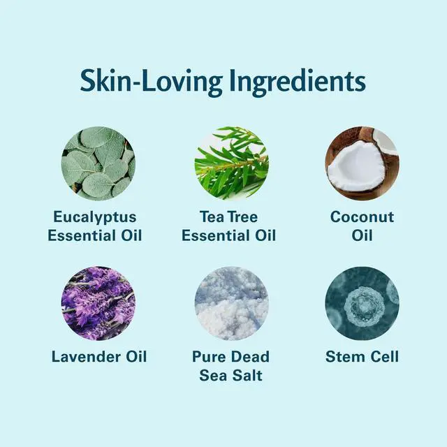 Alt view image 4 of 7 - Tea Tree Oil Foot Soak and Epsom Salts for soaking | Foot Spa and Remedy for Athletes Foot, Stinky Feet, and Foot Soak for Dry Cracked Feet | Detox Foot Soak and Tea Tree Oil for Healthy Toenails 16oz