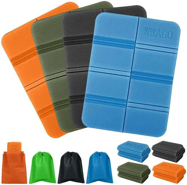 Main image of Camping Seat Cushion, 4 Pack 15x11inch Waterproof Foam Sitting Mat Pad for Outdoor Sports Travel