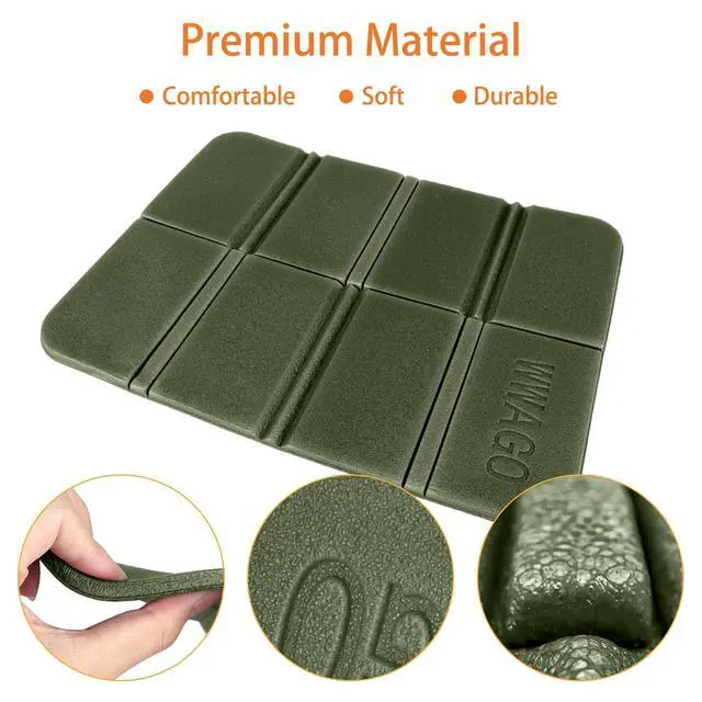Alt view image 4 of 7 - Camping Seat Cushion, 4 Pack 15x11inch Waterproof Foam Sitting Mat Pad for Outdoor Sports Travel