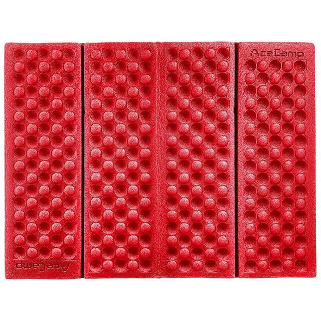 Alt view image 2 of 7 - 3940 Portable Lightweight Mini Waterproof Folding Mat, Foam Sitting Pad for Outdoor Activities, Foldable Kneeling and Seat Cushion for Comfort, Red