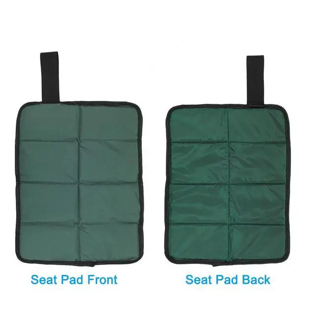 Alt view image 3 of 6 - 15"x11" Outdoor Sitting Mat, Waterproof Oxford Cloth Seat Cushion Folding Foam Mini Camping Seat for Picnic Camping Hiking Beach, Dark Green