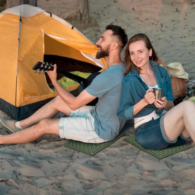 Alt view image 7 of 7 - Foam Seat Mat for Camping, Foldable Seat Pat Cushion for Stadium Green 1PC | Waterproof IXPE Sitting Pad for Backpacking Travel,Hikking,Picnic,Stadiums and Bleachers (Iron Grey-1 Pack)