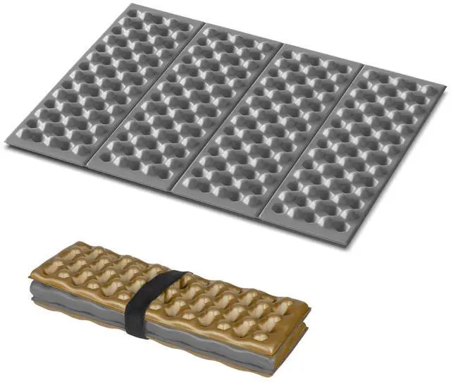 Main image of Foam Seat Mat for Camping, Foldable Seat Pat Cushion for Stadium Grey 1PC | Waterproof IXPE Sitting Pad for Backpacking Travel,Hikking,Picnic,Stadiums and Bleachers (Iron Grey-1 Pack)