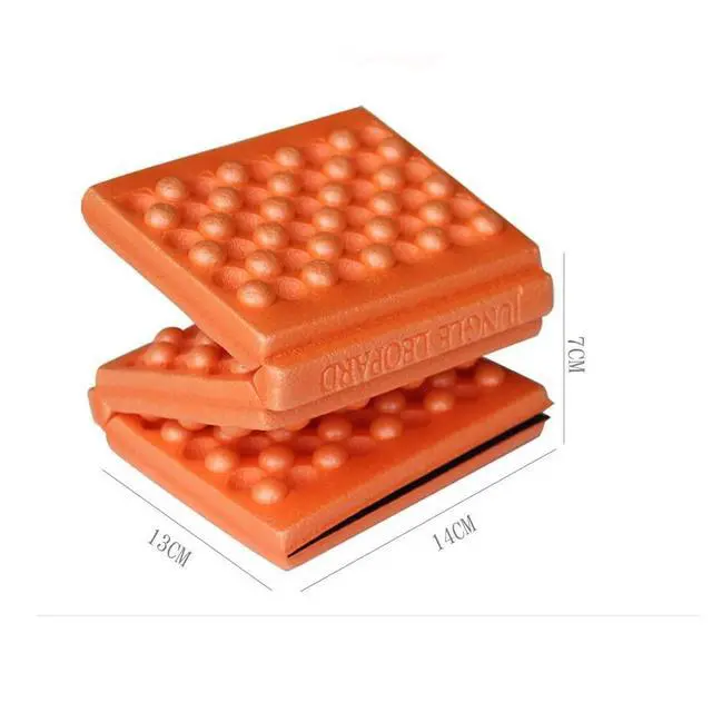 Alt view image 2 of 6 - 2PCS Camping Foam Pad Waterproof EVA Foam Seat for Pinic, Hiking, Backpacking, Mountaineering, Trekking (Military Green)