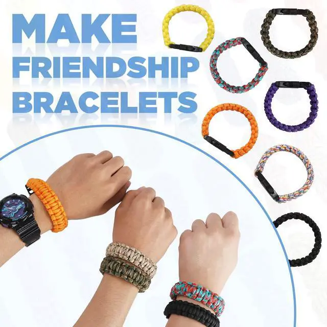 Alt view image 7 of 7 - 40 Colors Paracord Bracelet Kit, 10 Feet Paracord 550 | Complete Accessories for Making Bracelets, Lanyards, Dog Collar