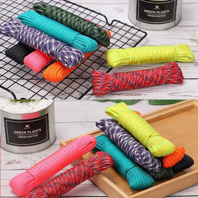 Alt view image 5 of 6 - 56Pcs 28 Color 10 Ft Paracord Cord 550 Bracelets Kit Crafting | Multifunction Ropes, Buckles Lanyards, Keychain Survival, Rope DIY, Manual Braiding, Supplies, Living Room Accessory