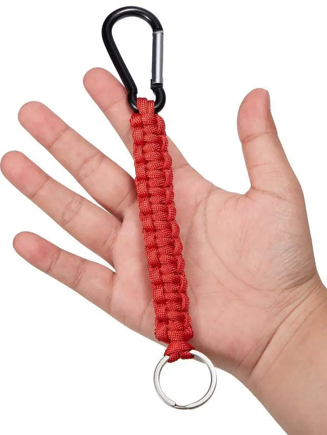 Alt view image 6 of 7 - 24 Pcs 10 Ft Paracord Cord 550 Multifunction Rope Kit,Solid Style | Paracord Bracelet Rope Crafting Making Rope Kit, for Lanyards Keychain Dog Collar Woven, DIY Manual Braiding Supplies
