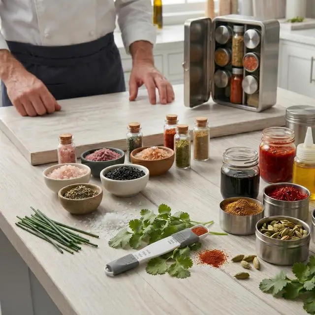 Alt view image 2 of 7 - Double End Adjustable Measuring Spoon AllinOne Kitchen Tool for Precise Dry & Liquid Ingredient Measurement, Baking & Cooking Essentials