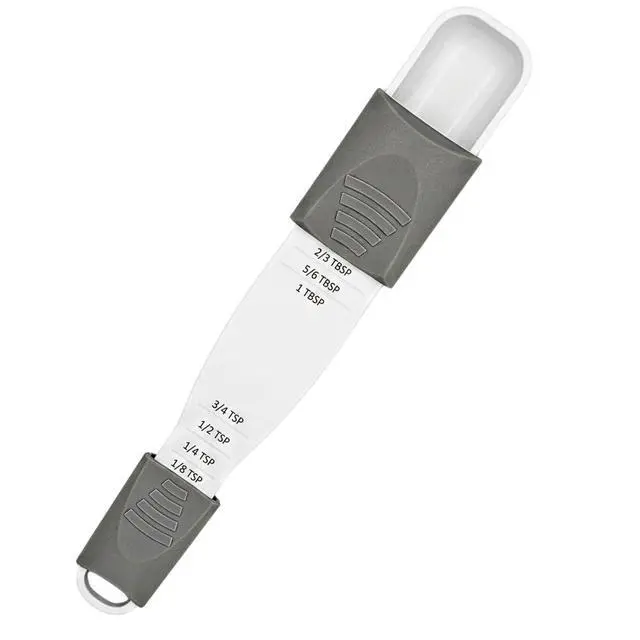 Alt view image 7 of 7 - Double End Adjustable Measuring Spoon AllinOne Kitchen Tool for Precise Dry & Liquid Ingredient Measurement, Baking & Cooking Essentials