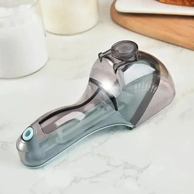 Alt view image 5 of 7 - 2Pcs Measuring Spoon Set, Adjustable, Dual Cup Design for Flour and Sugar, Kitchen Baking Tool/set for Dry/Liquid Ingredients & Pet Food