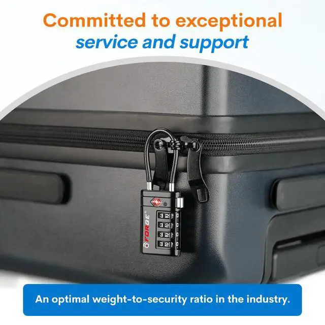 Alt view image 5 of 7 - Open Alert TSA Approved Luggage Locks, TSA Travel Locks, Zinc Alloy Body. Black 2 Locks.
