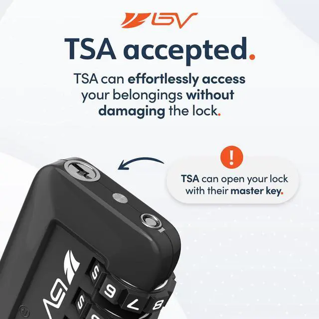 Alt view image 2 of 7 - TSA Accepted Luggage Travel Lock, Set-Your-Own Combination Lock for School Gym Locker, Luggage Suitcase Baggage Locks, Filing Cabinets, Toolbox, Case (Black, 2 Pack)