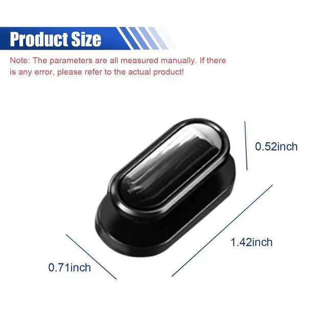 Alt view image 2 of 6 - 4PCS Black Car Mini Hooks - Multifunctional Self-Adhesive Backseat Hangers Car Storage Hook Stickers on Dashboard - Universal Wall Hanging Hooks for Keys Earphone Cable (Black)