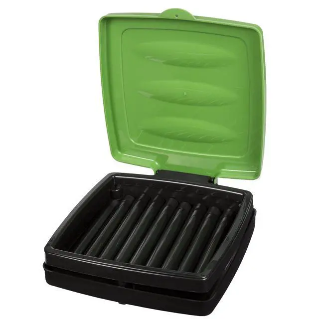 Alt view image 5 of 7 - Portable Trash Bag Holder Collapsible 13-Gallon Garbage Bin for Indoor/Outdoor Use, Camping, Recycling, and Parties Durable Plastic Trash Can Outdoors (Green)