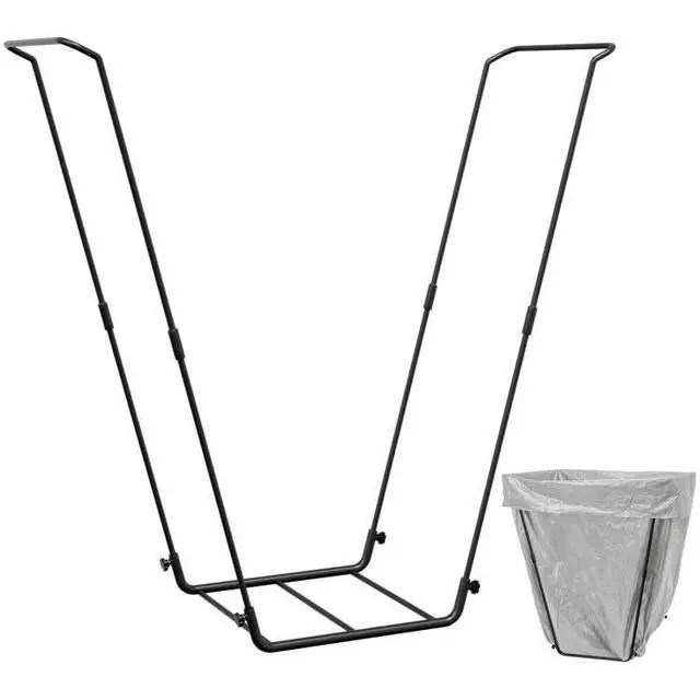 Main image of Leaf Bag Holder Collapsible Trash Bag Holders Stand for Outdoor Metal Waste Bags Frame for Garage Yard Lawn Camping Parties