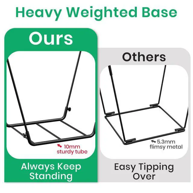 Alt view image 2 of 6 - Leaf Bag Holder Collapsible Trash Bag Holders Stand for Outdoor Metal Waste Bags Frame for Garage Yard Lawn Camping Parties