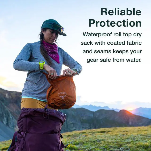 Alt view image 3 of 6 - Ultralight 3L Waterproof Dry Sack, Black | outdoor accessory, rain cover, dry bag, packing organizer, waterproof storage, Black color