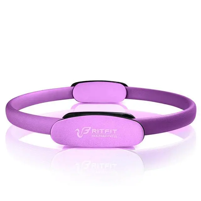 Alt view image 7 of 7 - Pilates Ring 14 Inch Magic Fitness Circle for Home Workout | Workout Guide & Storage Bag Included, Foam-Padded Fiberglass Pilates Ring Set, Pilates Equipment Kit for Home Workout
