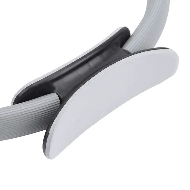 Alt view image 7 of 7 - Yoga Ring, Pilates Circle for Home Gym Exercises Strengthens Core Muscles Fitness Ring for All Levels and Lie Positions(Grey)