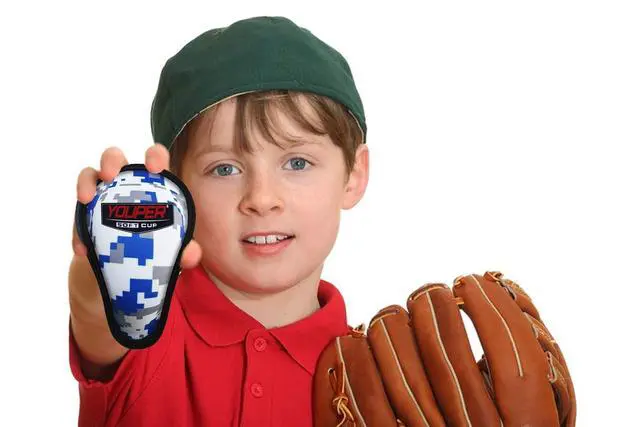 Alt view image 4 of 6 - Boys Youth Soft Foam Protective Athletic Cup (Ages 7-12), Kid Athletic Cup for Baseball, Football, Lacrosse, Hockey, MMA (Ocean Camo (1-Pack))