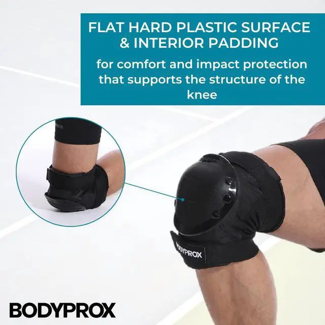 Alt view image 4 of 5 - Knee Pads Elbow Pads Wrist Guards Set for Skateboarding, Roller Derby, BMX Ride, and Inline Skating (Large)