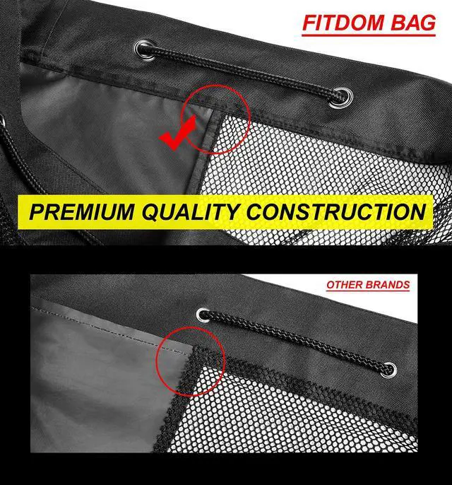 Alt view image 5 of 7 - XL Mesh Ball Bag for Soccer & Sports, Adjustable Shoulder Strap | Heavy Duty Ball Storage for Coaches with Oversized Front Pocket for Sports Accessories, Outdoor, Pool, Beach & Training Gear