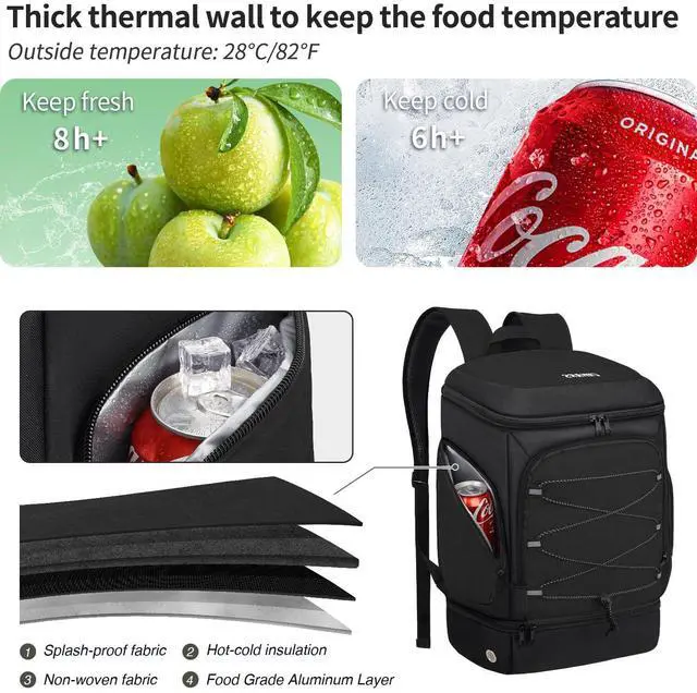 Alt view image 2 of 6 - Soccer Backpack,Soccer Bag with Ball Holder and Shoe Compartment | Large Water Resistant and lightweight Sport Bags fits basketball, volleyball, football gearYouth Soccer Gifts