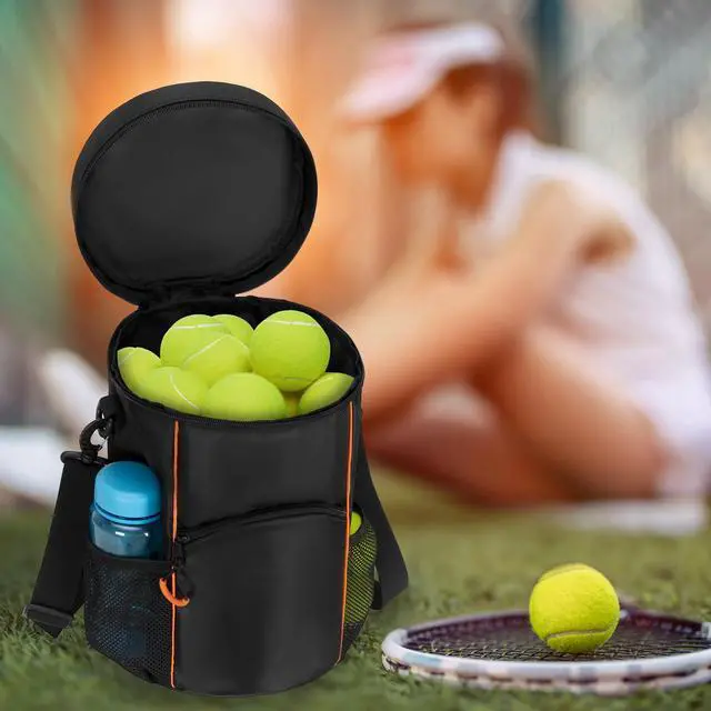 Alt view image 7 of 7 - Tennis & Baseball Ball Bag with Sturdy Bottom for Sports, Bag Only | Holds up to 45 Tennis Balls, Sturdy Anti-slip Bottom, for Tennis/Lacrosse/Baseballs/Pickle Balls and More