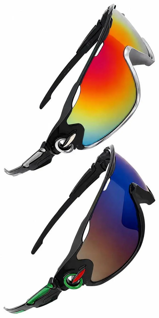 Main image of 2 Pcs Sport Sunglasses Men - Lightweight & Flexible Running Glasses for Men and Women, Secure Fit, Scratch-Resistant Lenses, and Durable Design - Sports Glasses for Running, Cycling, Fishing, and More