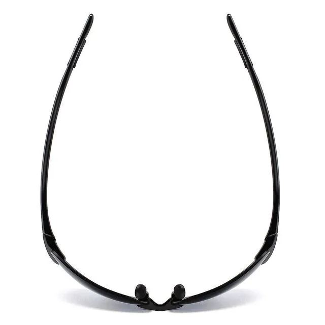Alt view image 6 of 7 - Sports Polarized Sunglasses for Men Women Tr90 Rimless Frame for Running Fishing Golf Surf Driving(Black)