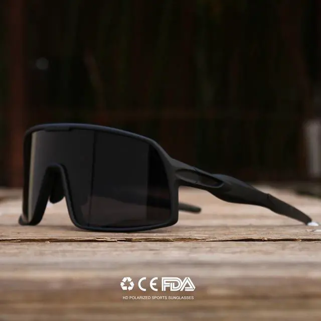 Alt view image 2 of 6 - Polarized Sports Sunglasses for Men and Women Cycling Glasses UV Protection Goggles for Mountain Bike Running Fishing