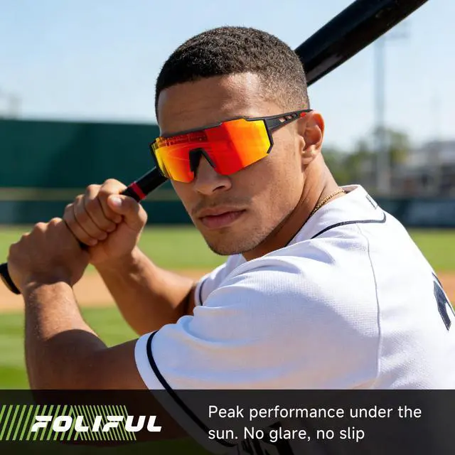 Alt view image 2 of 7 - Polarized Sports Sunglasses Men Women for Running Baseball Cycling | 3 Pack Wrap Around Mens Womens Lightweight Outdoor Sunglasses UV Protection for Hiking Fishing, A01