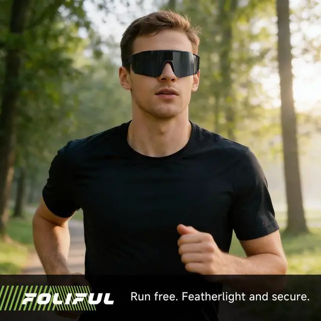 Alt view image 4 of 7 - Polarized Sports Sunglasses Men Women for Running Baseball Cycling | 3 Pack Wrap Around Mens Womens Lightweight Outdoor Sunglasses UV Protection for Hiking Fishing, A01
