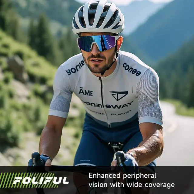 Alt view image 3 of 7 - Sports Polarized Sunglasses Men Women for Running Baseball Hiking | 3 Pack Lightweight Sun Glasses with UV Protection for Cycling Fishing, A01-Gray/Ice Blue/Red
