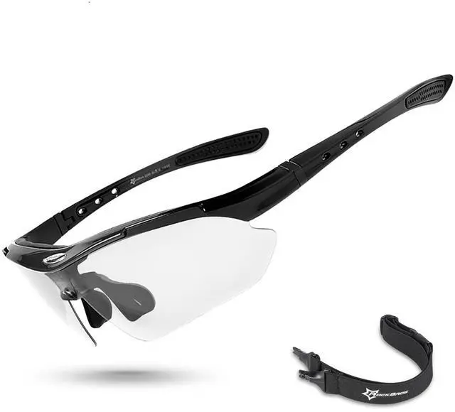 Main image of Photochromic Sports Sunglasses Mens Cycling Pickleball Glasses | Removable Elasctic Band,Myopia Insert,Adjustalble Nose Pad,UV400 Protection