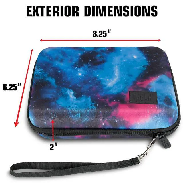 Alt view image 2 of 7 - Golf Launch Monitor Case, Swing Caddie Hard Case, Scratch Resistant Interior, Water Resistant Exterior - Fits Swing Caddie SC300i, Voice Caddie, Garmin R10, Rapsodo MLM2PRO & more (Galaxy)