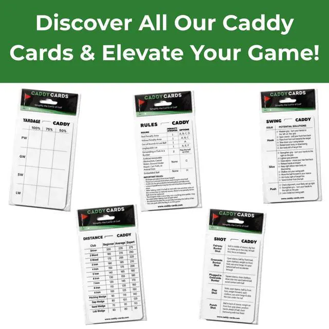 Alt view image 7 of 7 - Swing Golf Swing Tips Bag Tag Pocket Training Aid for Hooks, Slices & Topped Shots Dual-Sided Golf Reference Card to Shoot Lower Scores