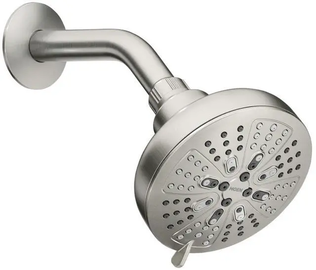 Main image of 200W0SRN Hydro Energetix Showerhead, 5-Inch, Brushed Nickel | 8-Function