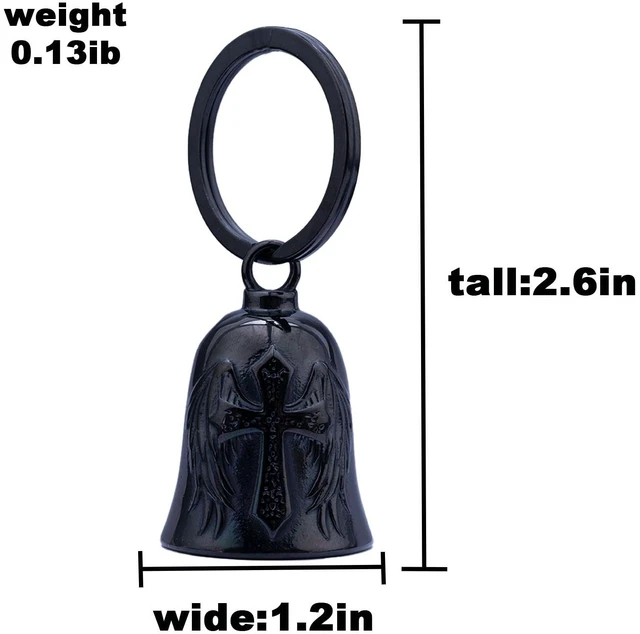 Alt view image 3 of 7 - Motorcycle Bells - Bicycle Bells for Men, Stainless Steel can Bring Good Luck and Peace to Motorcycle Accessories