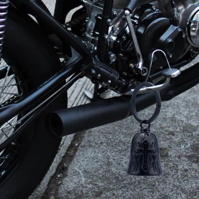 Alt view image 4 of 7 - Motorcycle Bells - Bicycle Bells for Men, Stainless Steel can Bring Good Luck and Peace to Motorcycle Accessories