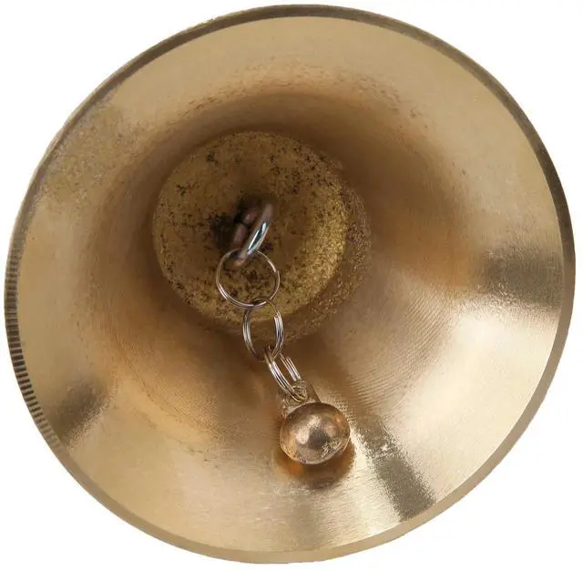 Alt view image 3 of 7 - Super Loud Solid Brass Hand Call Bell