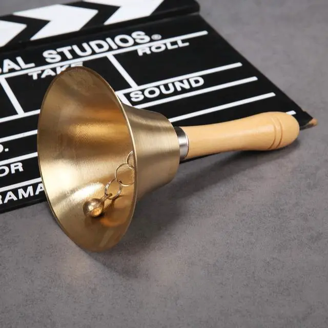 Alt view image 5 of 7 - Super Loud Solid Brass Hand Call Bell