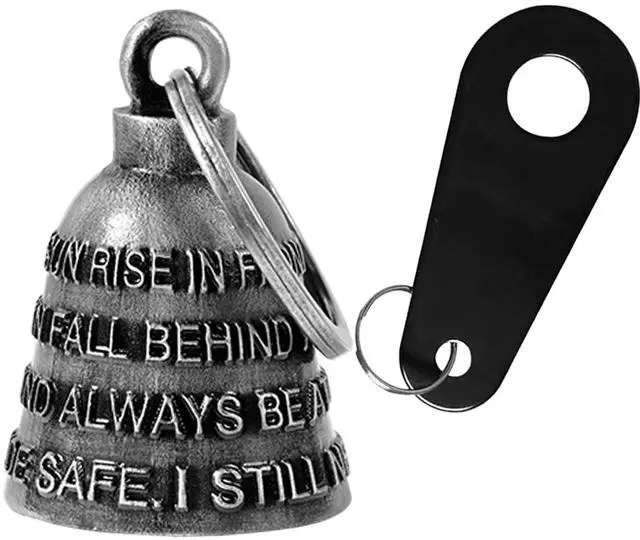 Main image of Motorcycle Bell Guardian Angel Drive Away Gremlin, Biker Bell for Men Women Rider Riding with Hanger, Good Luck Gift Accessories
